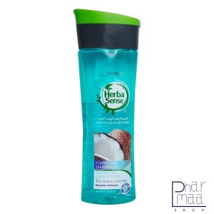 شامپو کراتینه تقویت کننده مو دارای ریزش و کم پشت نارگیل و دانه انگور هرباسنس 300 گرم