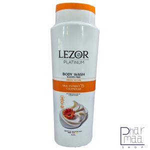 شامپو بدن کرمی عصاره ابریشم و کالاندولا لزور 400 میل