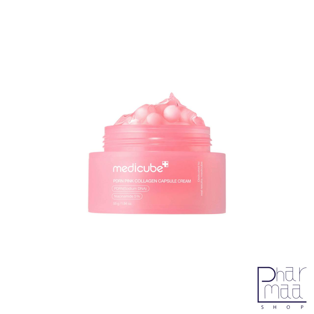 medicube-Capsule-Cream-with-Salmon-DNA-PDRN-Pink-Collagen-55gr کرم کپسولی کلاژن و PDRN مدی کیوب 55 گرم - Image 1