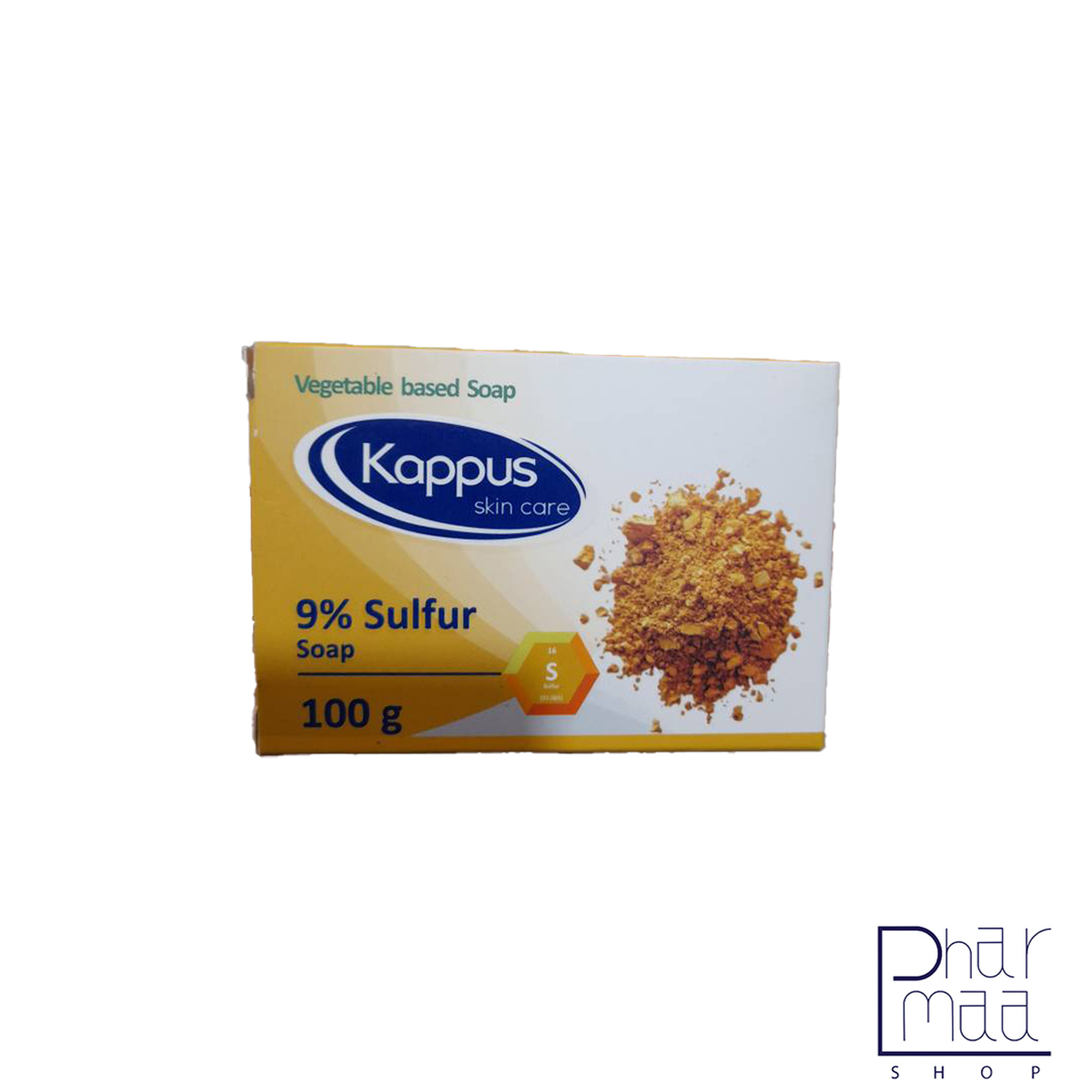 صابون گوگرد صابون گوگرد 9% کاپوس 100 گرمی - Image 1