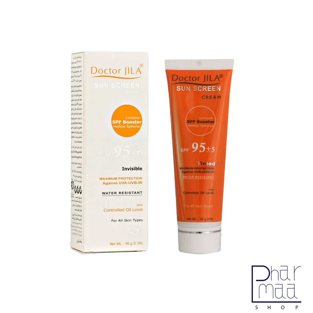 123 کرم ضدافتاب بی رنگ SPF95 دکترژیلا 50گرمی - Image 1