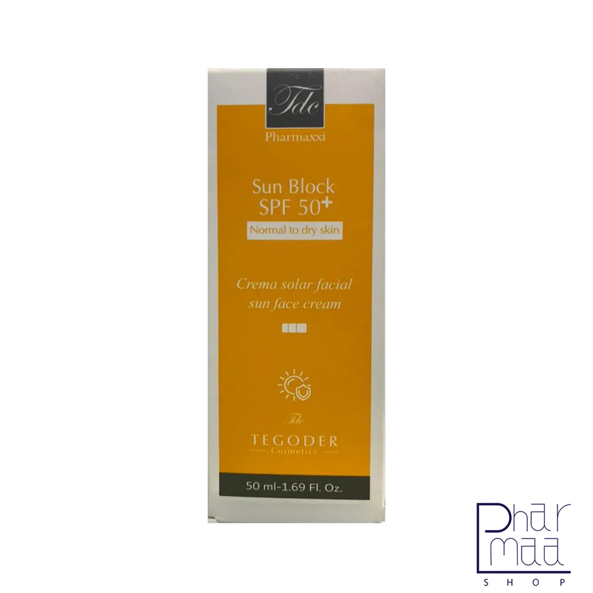 26 کرم ضد آفتاب بی رنگ پوست های نرمال تا خشک SPF50 تگودر 50 میلی لیتر - Image 1