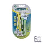 تیغ اصلاح سه لبه وکیوم زنانه چهارعددی لمسر TR630