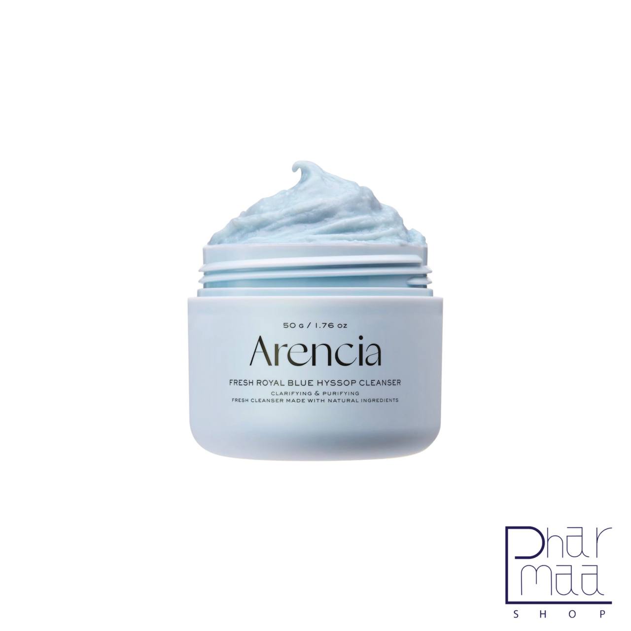 ARENCIA-Hyssop-Deep-Cleansing-Face-Scrub-&-Exfoliator-for-All-Skin-Types-50gr پاک کننده موچی برنج و زوفا آبی آرنسیا ۵۰ گرم - Image 1