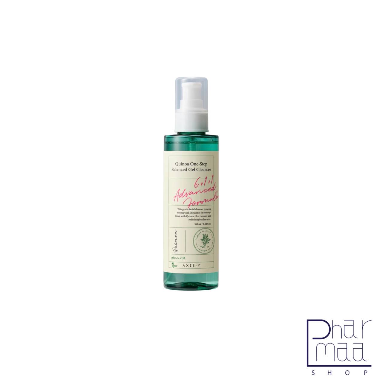 AXIS-Y-Quinoa-One-Step-Balanced-Gel-Cleanser-180ml ژل شستشوی کینوا اکسیس وای 180 میل - Image 1