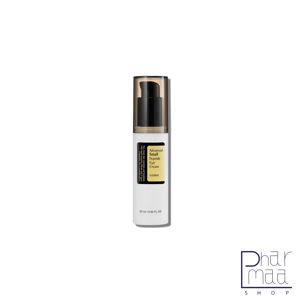 Cosrx-advanced-snail-peptide-eye-cream-25mil کرم دورچشم حلزون کوزارکس ۲۵ میل - Image 1