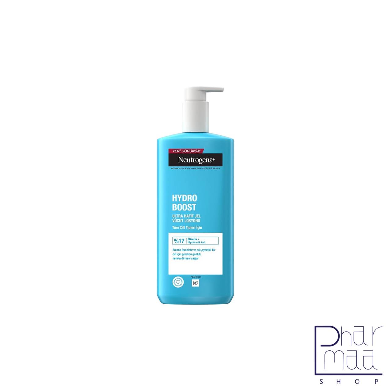 Neutrogena-Hydro-Boost-Ultra-Lightweight-Gel-Body-Lotion-400ml لوسیون ژل بدن هیدرو بوست نوتروژینا ۴۰۰ میل - Image 1